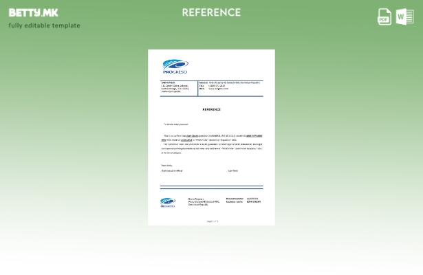 референтен шаблон за затворање модерен стил Dominicia Banco Progreso